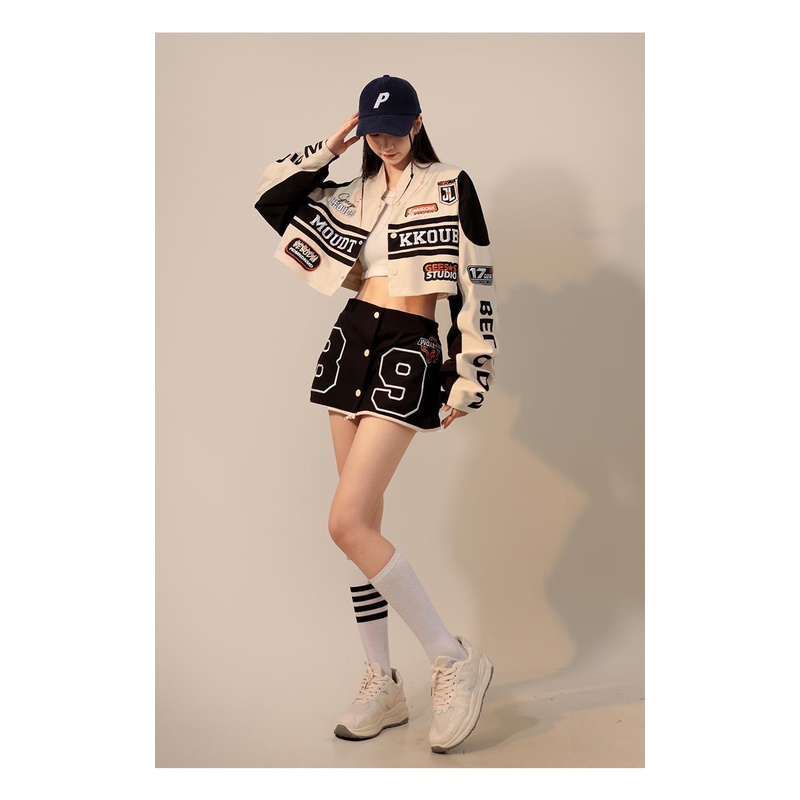 Áo Khoác Bóng Chày Phong Cách Retro Mỹ Thời Trang Xuân Thu Dành Cho Nam Nữ