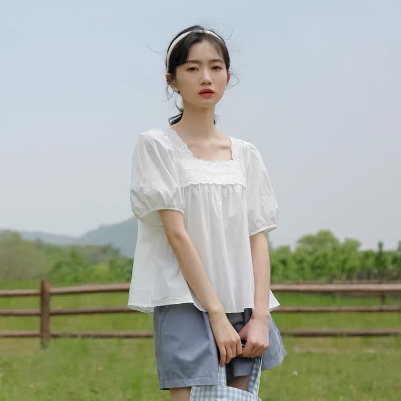 Áo babydoll  ren ngực