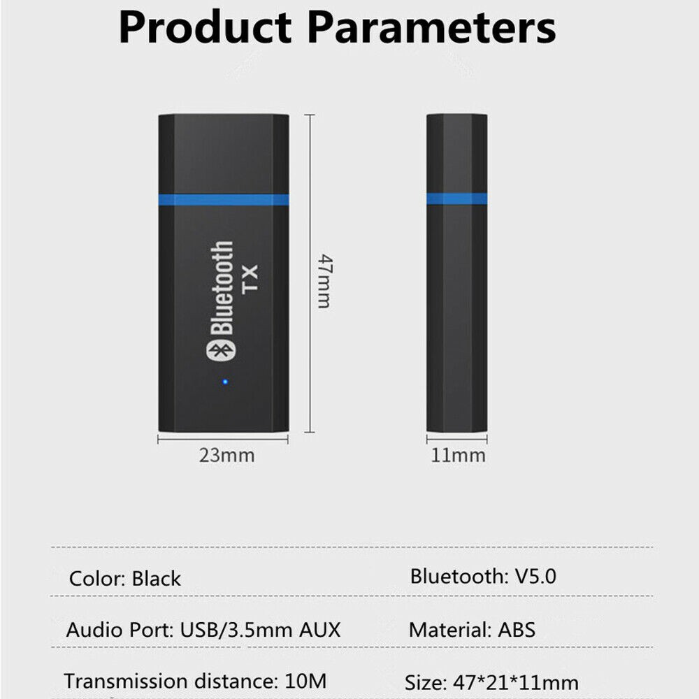 Bộ Chuyển Đổi Usb Bluetooth 5.0 3.5mm Aux Cho Loa