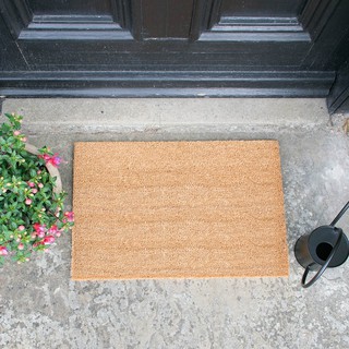 Thảm chùi chân/ giày dép bằng xơ dừa họa tiết trơn 40x60