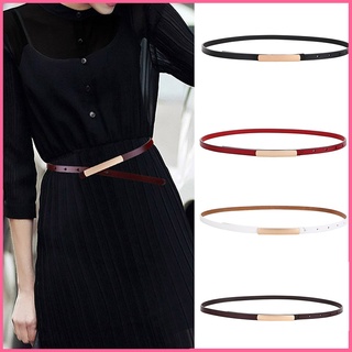 Đai thắt lưng váy da thật nữ bản nhỏ TN100, mẫu dây nịt nữ thắt váy, quần đều hợp, da bò 2 lớp không bong nổ