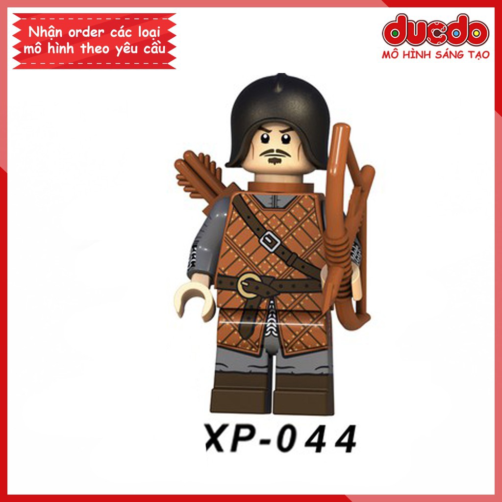 Minifigures lính trung cổ Trò chơi vương quyền - Đồ chơi Lắp ghép Xếp hình Mini Game of Thrones Koruit KT