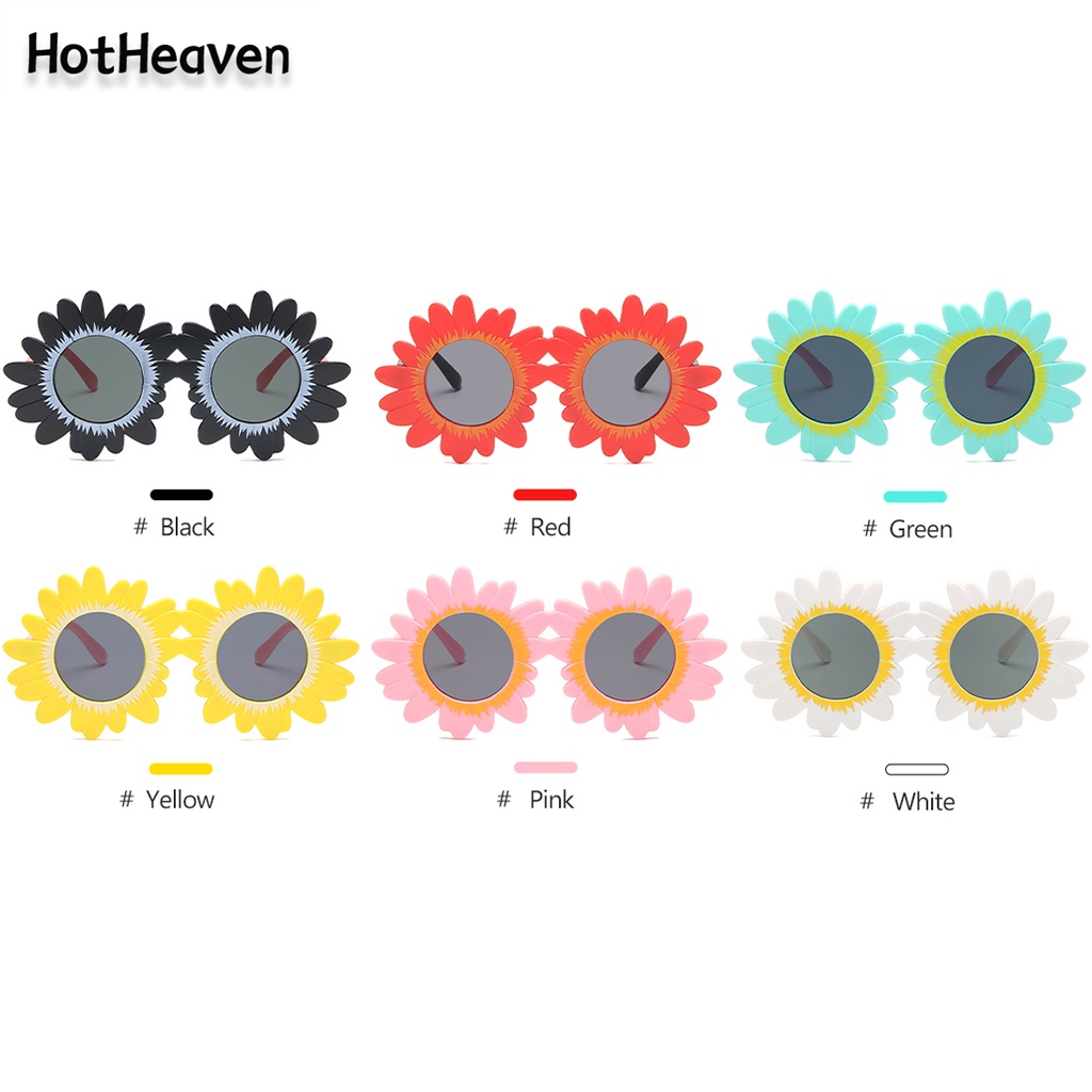 Kính Mát Chống Tia UV Bảo Vệ Mắt Toàn Diện Họa Tiết Hoa Cúc 6 Kiểu Unisex Cho Trẻ Em