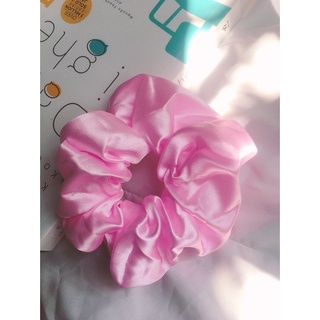 Dây buộc tóc Scrunchies lụa Phi Bóng