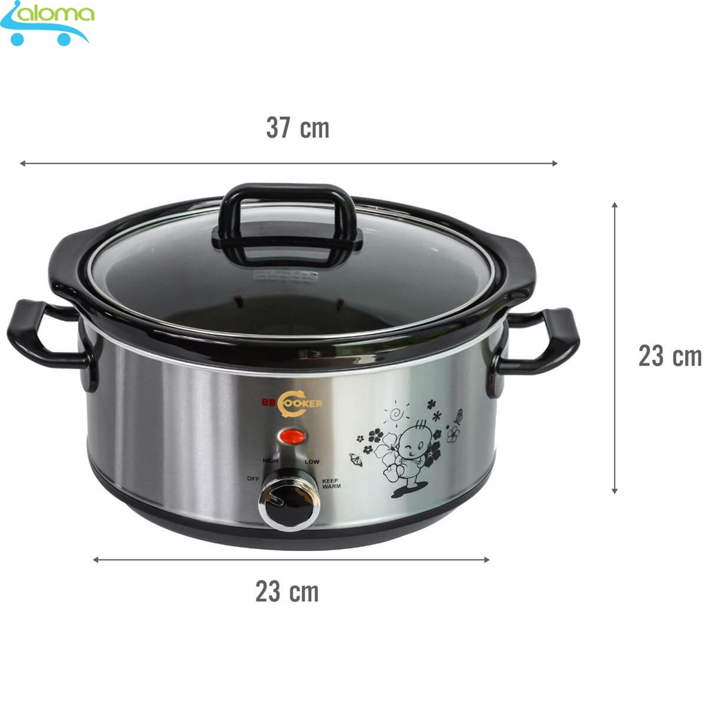 Nồi nấu chậm BBCooker BS35 Hàn Quốc lõi sứ siêu dày 3.5L ⚡ Nồi nấu cháo dinh dưỡng cho bé ⚡ Nồi kho cá hầm xương...