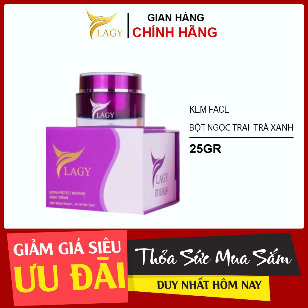 Kem Face YLAGY Hết Nám Mụn Tàn Nhang Dưỡng Trắng Da 25gr