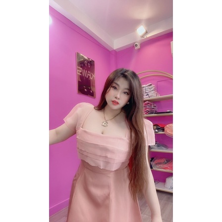 ĐẦM XẾP LI NGỰC BIGSIZE ĐẦM ĐI TIỆC BIGSIZE