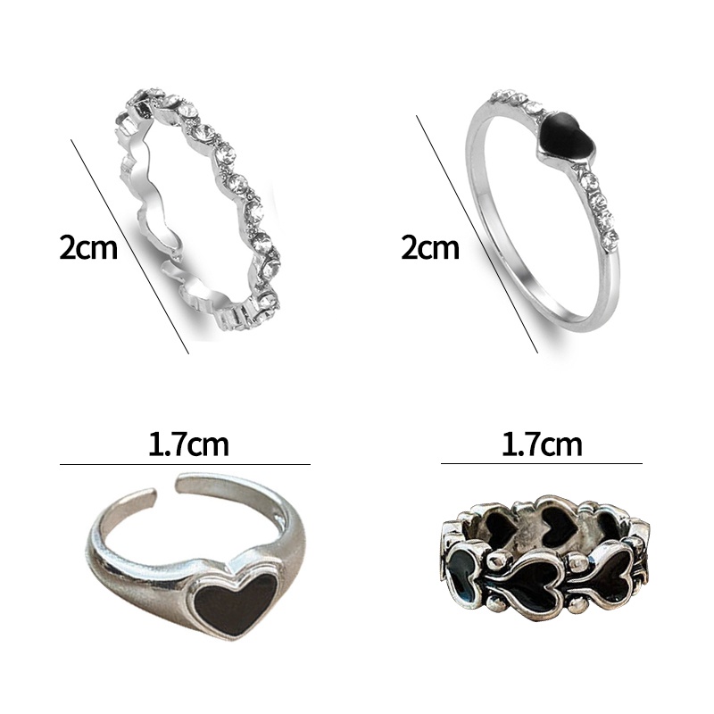 Nhẫn Hở Đính Đá Zircon Thời Trang