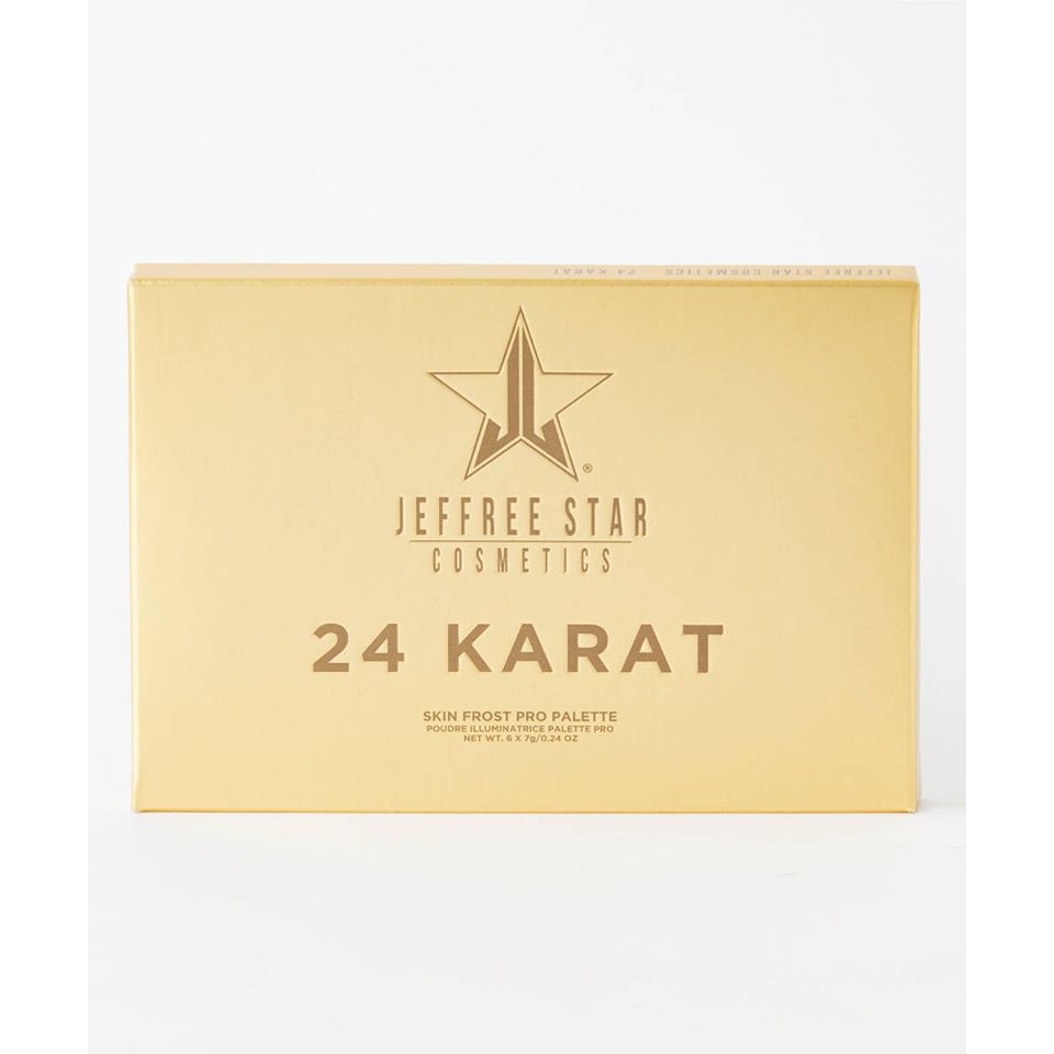 BẢNG PHẤN BẮT SÁNG 6 Ô ĐA DỤNG JEFFREE STAR 24 KARAT PRO PALETTE CHÍNH HÃNG - 6185