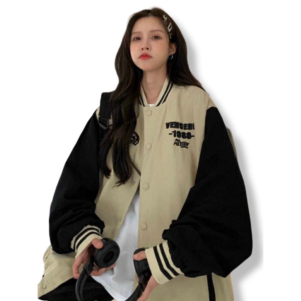 Áo Khoác Bomber Nhung Tăm Nữ 2 Lớp 1988 Siêu HOT - ĐĂNG QUANG FASHION