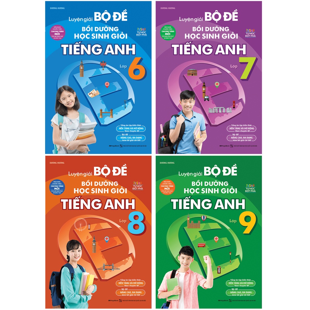 Sách Combo Luyện giải bộ đề bồi dưỡng học sinh giỏi Tiếng Anh THCS