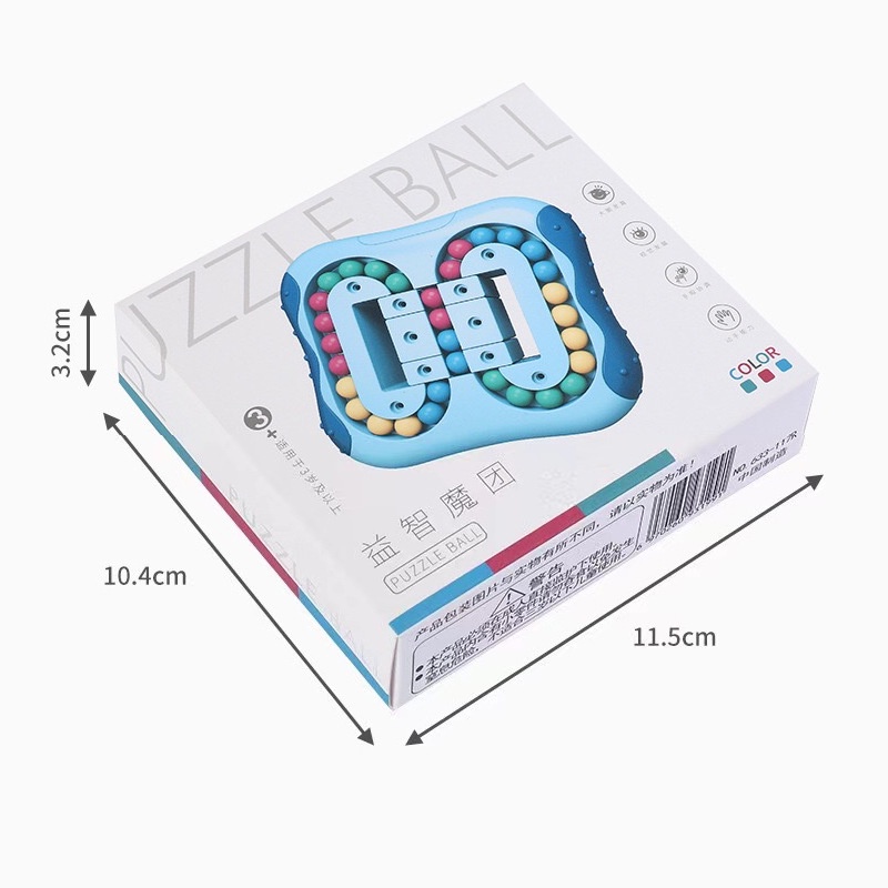 Rubic bi biến thể giảm Stress, Đồ Chơi Rubik Hạt đậu