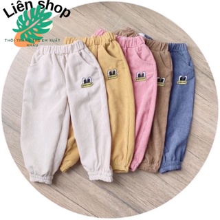 Quần nhung tăm cho bé từ 1y-12y