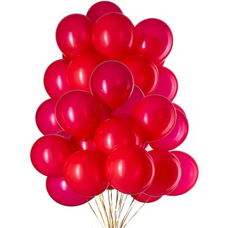 Bóng bay màu đỏ 12 inch Bóng bay cao su gói 10