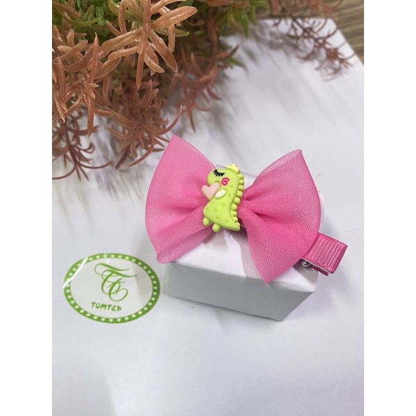 Kẹp Tóc Voan Hoạ Tiết Trái Cây Nhiều Màu Sắc