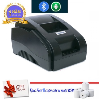 Máy in hoá đơn Xprinter 58IIH USB + Bluetooth + Luôn Tặng Free cuộn giấy in nhiệt - Hàng chính hãng