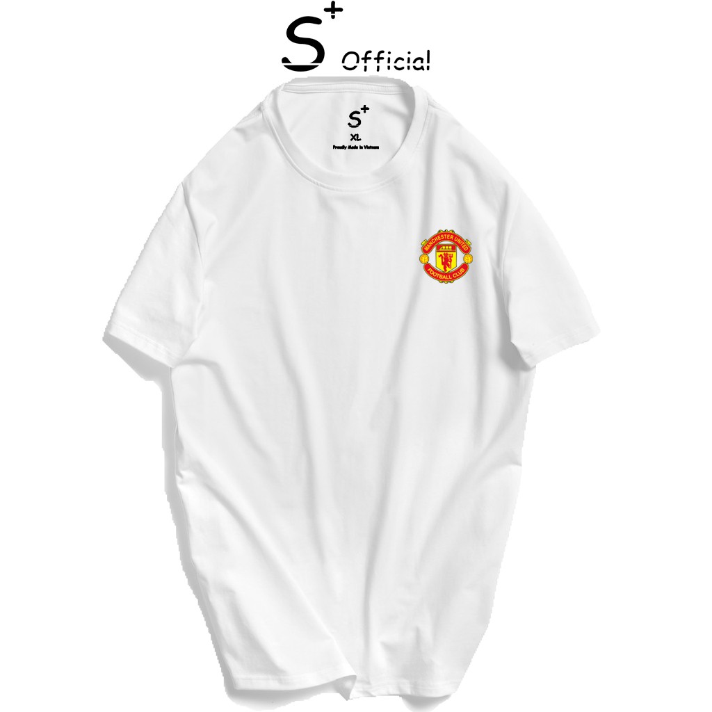 Áo phông nam tay ngắn thun nam cổ tròn SPLUS vải Cotton co giãn,dày dặn in hình logo MU form regular fit ATMU1 | BigBuy360 - bigbuy360.vn