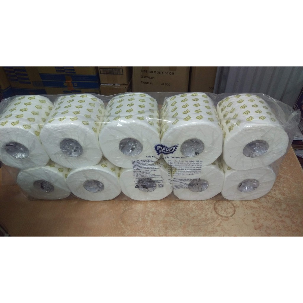 Giấy vệ sinh cao cấp 3 lớp Pulppy Supreme Suite