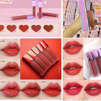 Son kem lì Black Rouge [FREE SHIP] Black Rouge Air Fit Velvet Hàng Mới | BigBuy360 - bigbuy360.vn