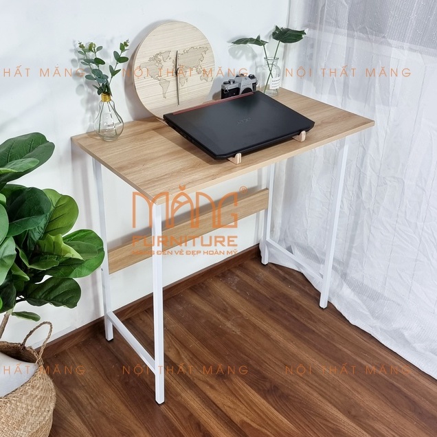 Bàn làm việc, học tập văn phòng, chân sắt U1 mã số BLV01. Đầy đủ ốc vít lắp ráp. Mặt gỗ công nghiệp