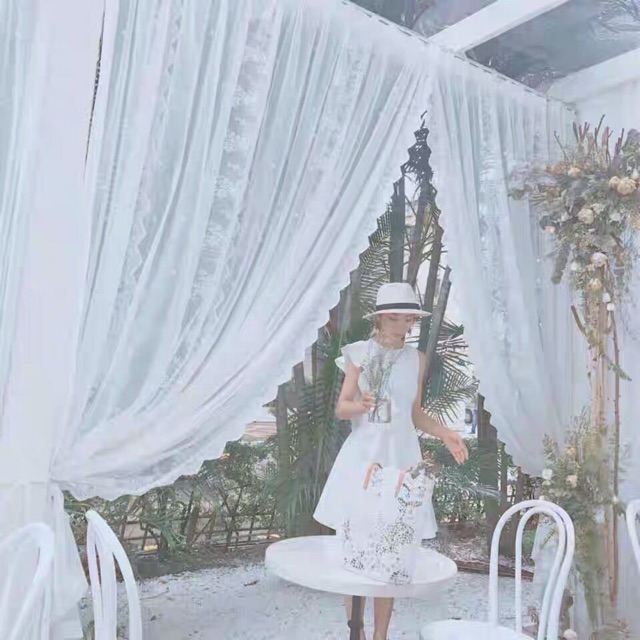 Rèm Cửa Vải Ren Trang Trí Phong Cách Vintage