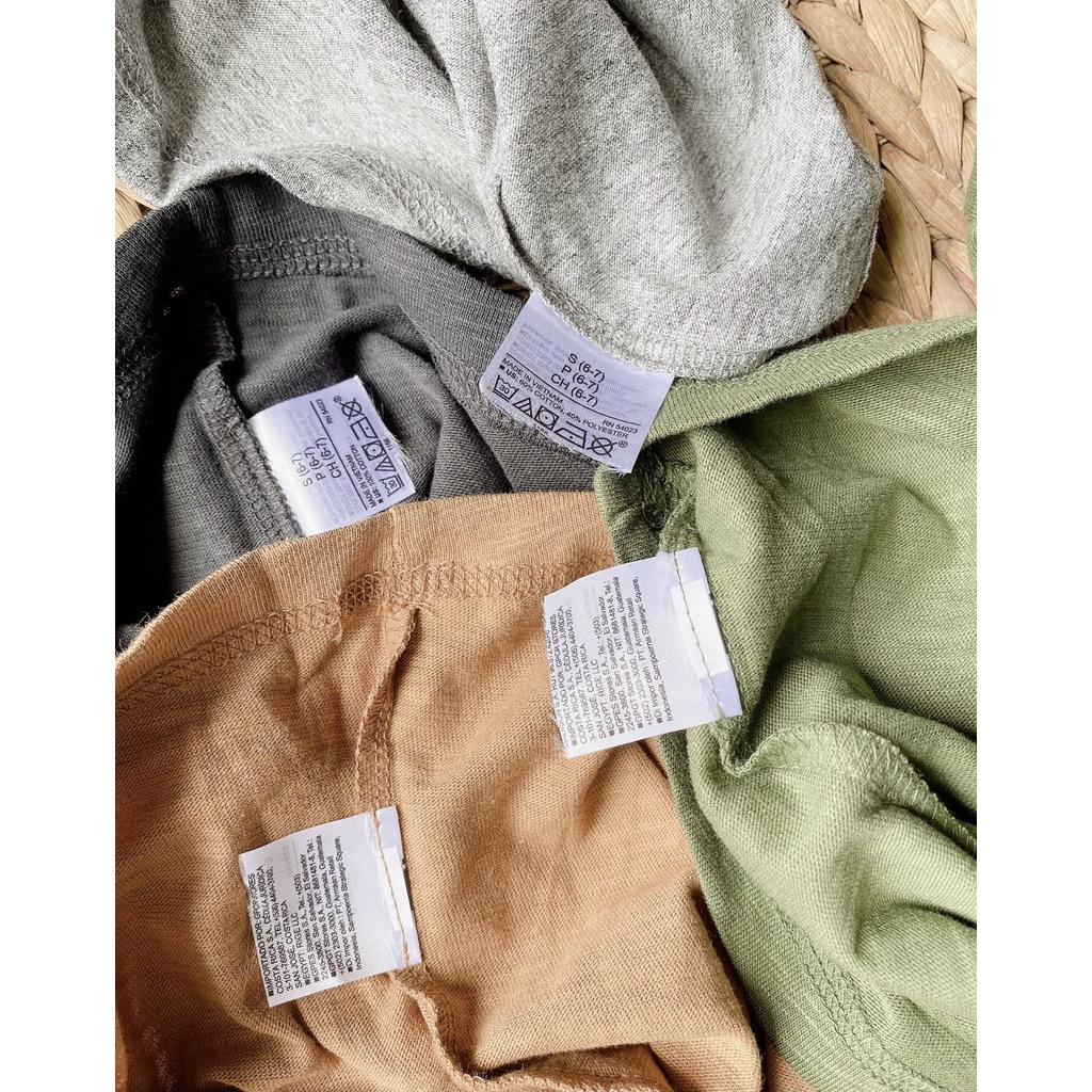 Áo thun Bigbaby bé trai 4-14T, chất liệu thun trơn đơn giản mềm mát cho bé