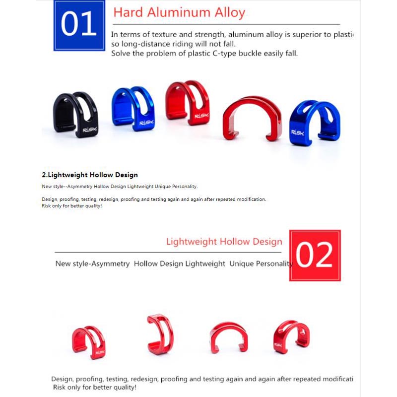 Nút Khóa Dây Cáp Type C Bằng Hợp Kim Nhôm Cho Xe Đạp MTB