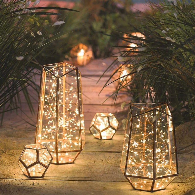 1M Mini LED Birthday Cake Light String Decoration/Flashing Fairy Bouquet Garland Lights/Wedding Christmas Gift Box Party Supplies/Button Battery