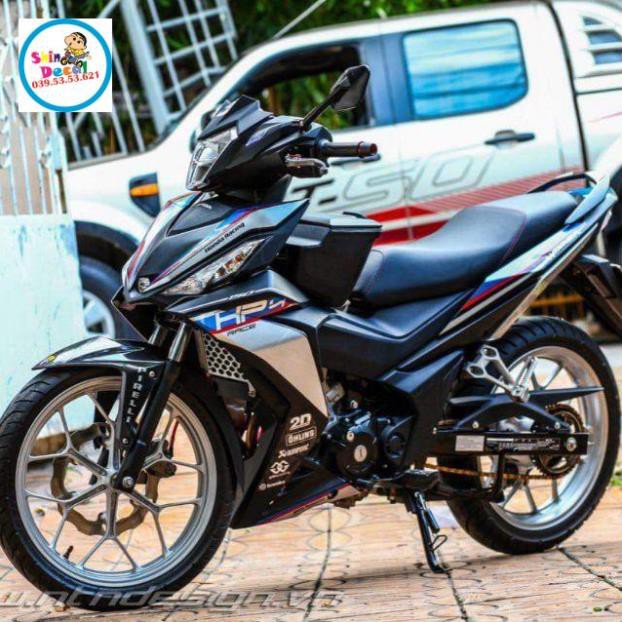 Tem rời winner HP4 chất liệu decal Crom cao cấp ko bay màu. Thị trường có hàng giả crom ae lưu ý.