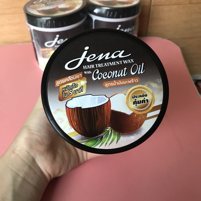 Kem ủ tóc dừa Già Jena Coconut Hair Treatment Wax 500ml nội địa Thái Lan