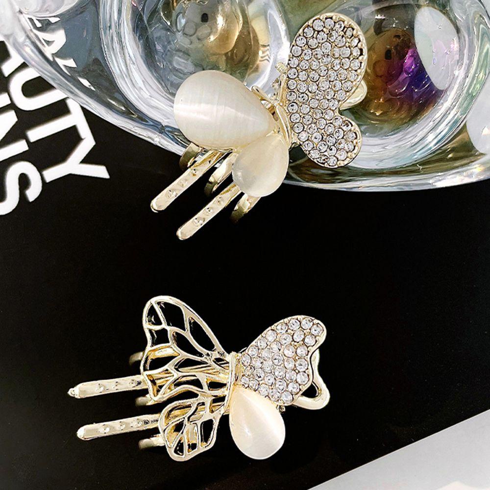 Kẹp Tóc Càng Cua Rỗng Bằng Hợp Kim Phong Cách Hàn Quốc Ngọt Ngào Cho Nữ