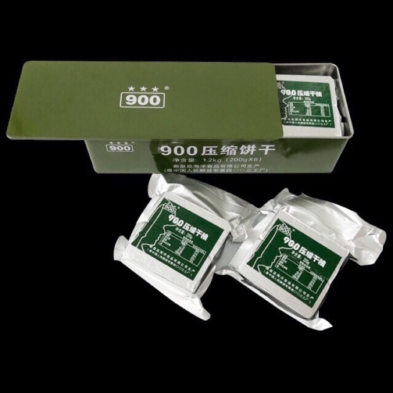 Lương Khô Quân Đội Thùng Sắt Ba Sao 1.2Kg đặc biệt