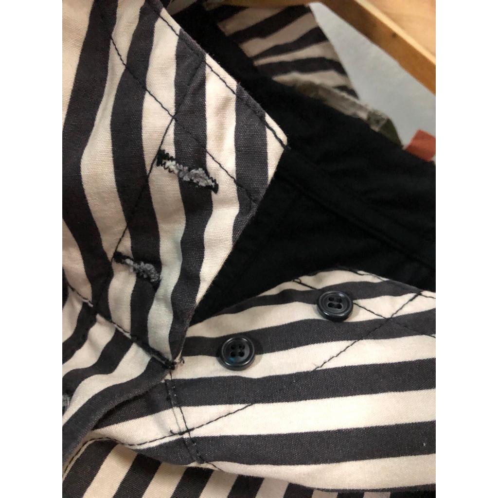 AK180 Áo khoác kiểu KAKI dáng dài sau lưng dán hình seêxyyy hàng 2hand độ mới cao TIEM2021