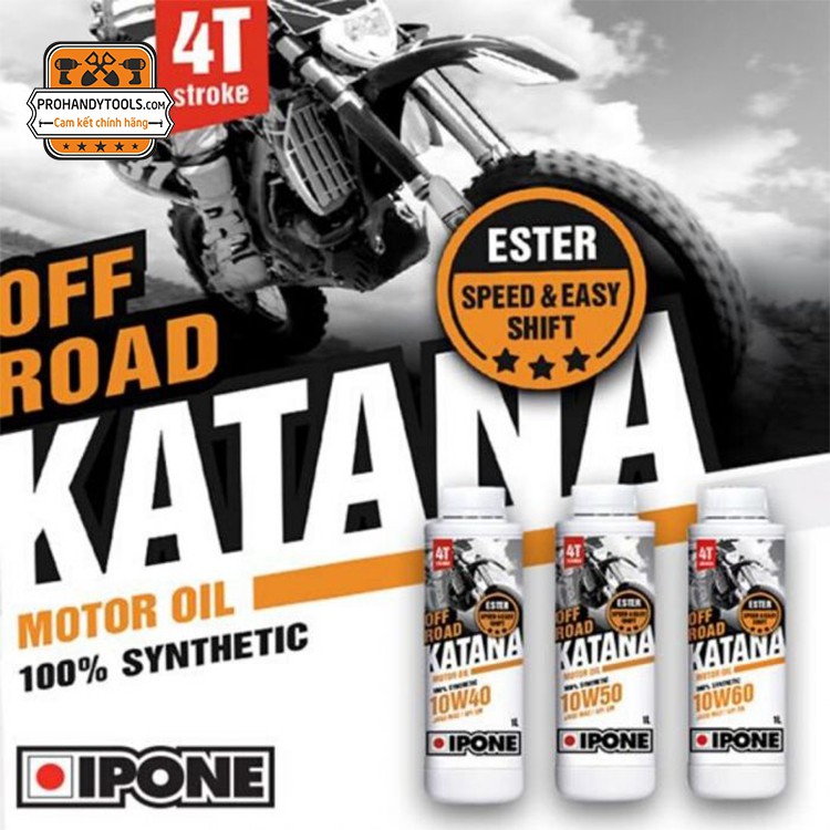 Nhớt IPONE Katana Offroad 10W40  10W50 10W60 1l