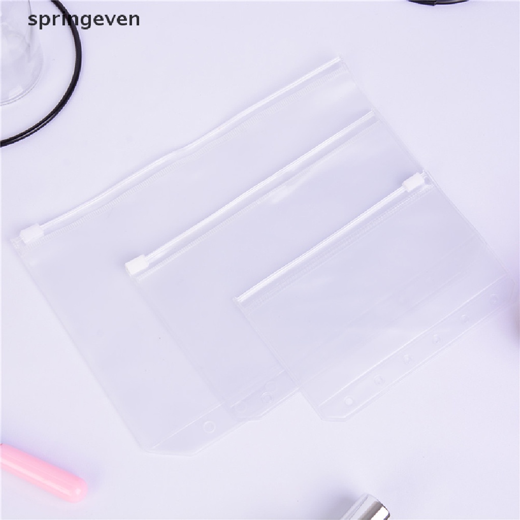 springeven A5/A6/A7 Storage Bag School Office Supply Loose sheet zipper Self-sealing File RFT