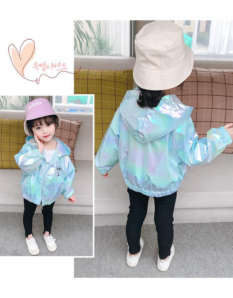 Áo khoác phong cách mùa thu thời trang xinh xắn cho bé gái