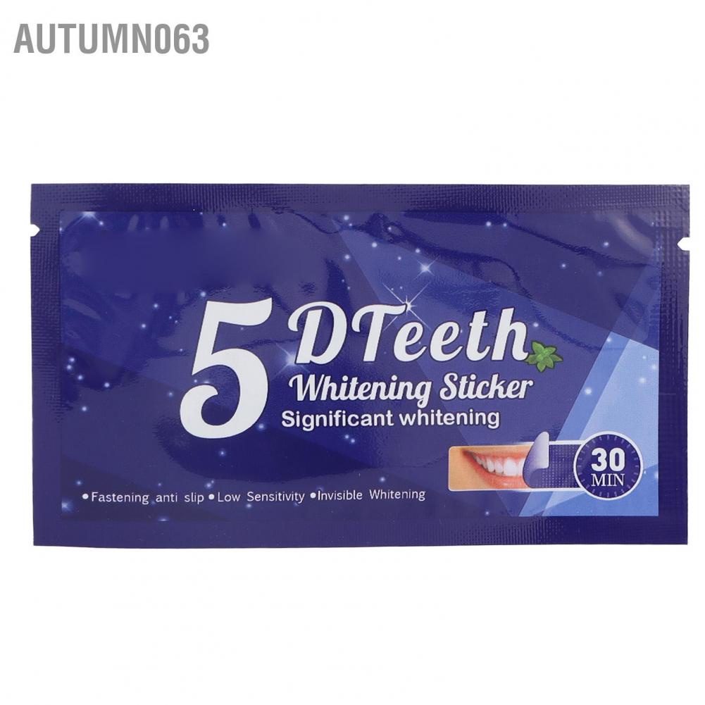 Miếng dán răng 5D dải trắng răng 14 cái độ bám dính cao