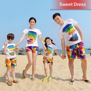Quần Áo Đi Biển Gia Đình - Sắc Màu