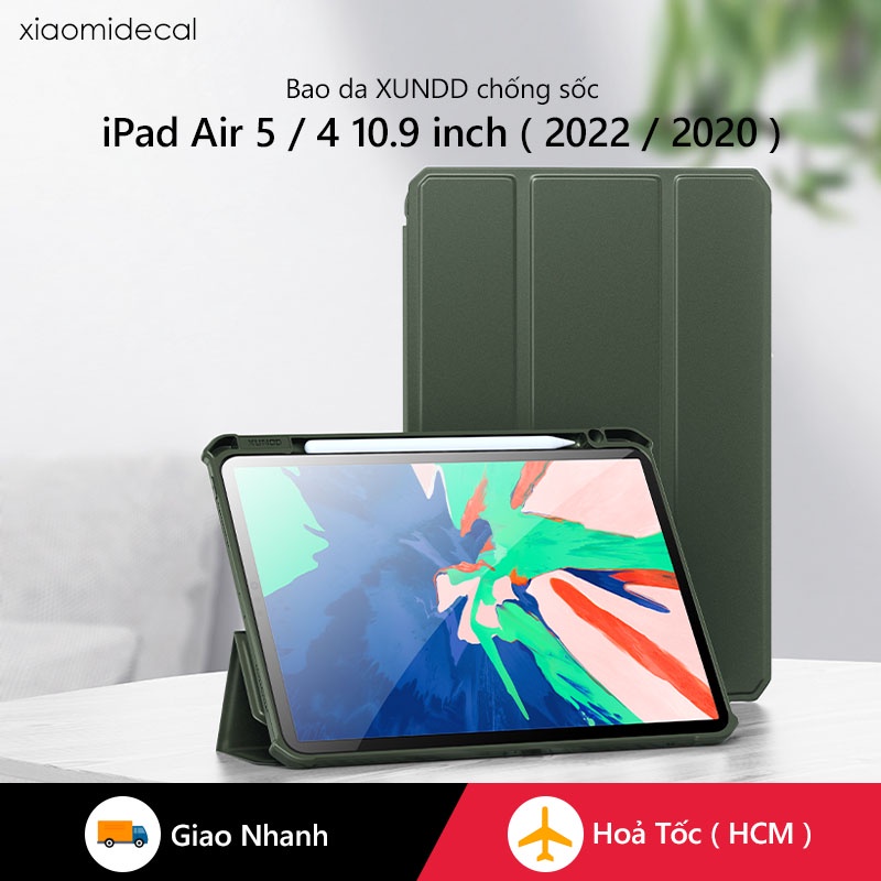 Ốp lưng XUNDD iPad Air 5 / 4 ( 2022 / 2020 ) 10.9 inch Chống trầy, Chống sốc, Kiểu bao da