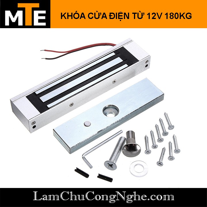 Khóa cửa điện từ 12V 180Kg và 280Kg