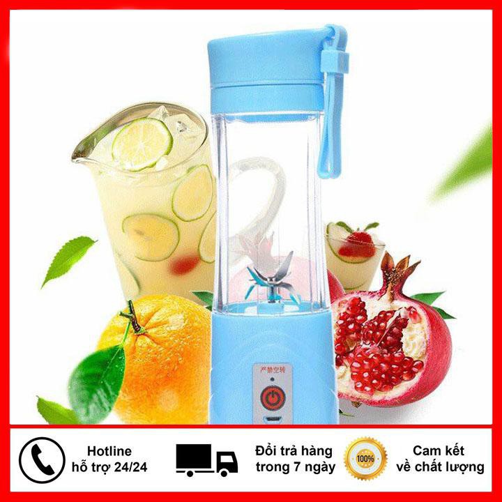 MÁY XAY SINH TỐ CẦM TAY DI ĐỘNG MINI  MÃ: HM-03 BAN ILDIN MAY XAY 6 LƯỠI