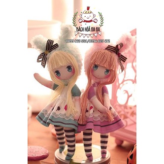 Đồ trang trí thêu tay NHỒI BÔNG / diy thêu BÚP BÊ ALICE/ DOLL HANDMADE GÓI VẬT LIỆU TỰ LÀM/ BÁCH HÓA NA NA