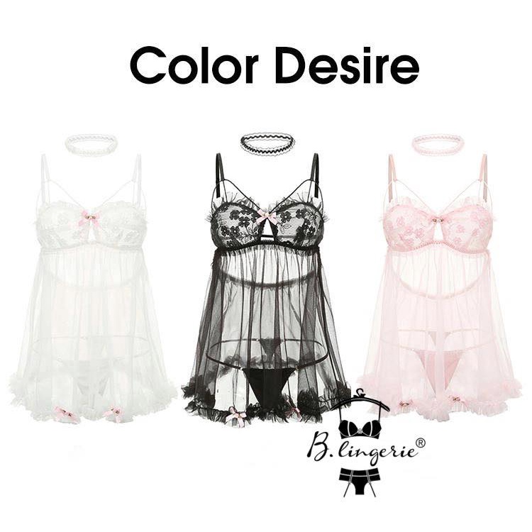 Váy Ngủ Ren Xuyên Thấu Gợi Cảm - B.Lingerie