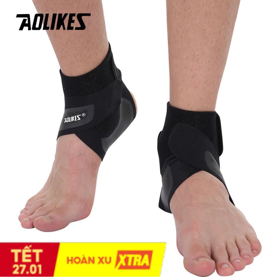 Băng cổ chân bảo vệ mắt cá chân chống chấn thương chống lật bong gân thoáng khí khi chạy tập gym bóng rổ Aolikes 7130