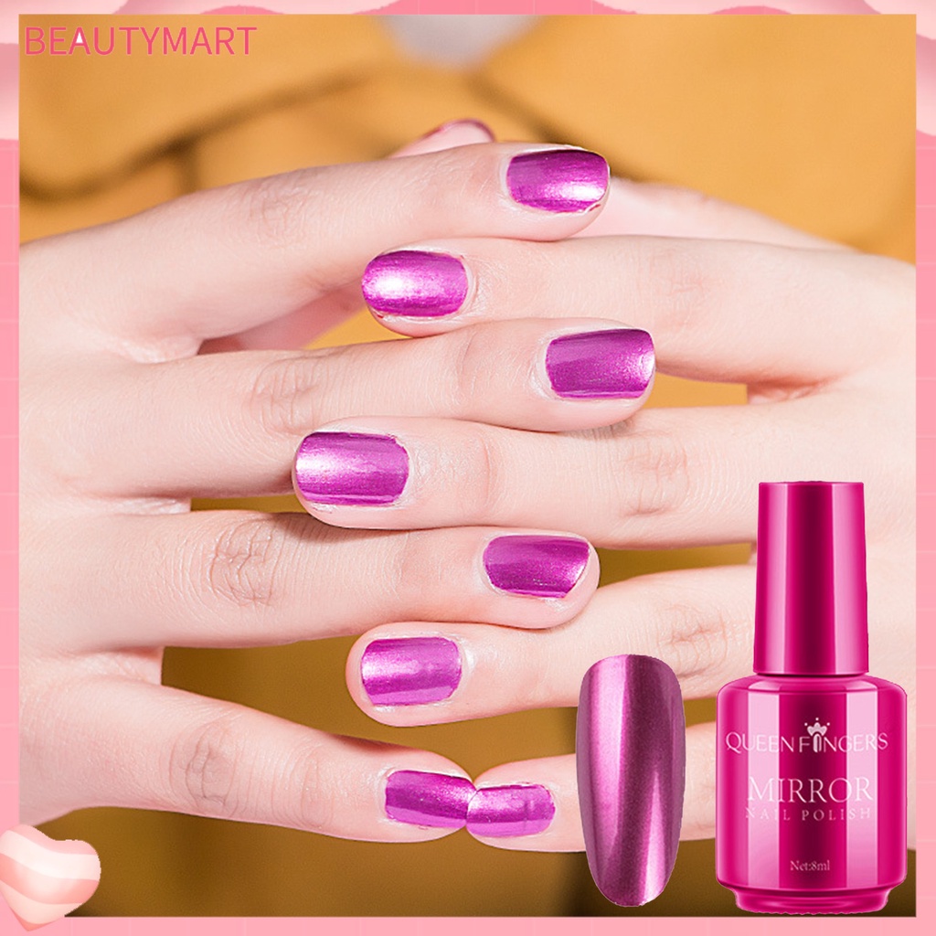 Sơn Móng Tay Tráng Gương 8ml Nhanh Khô DIY