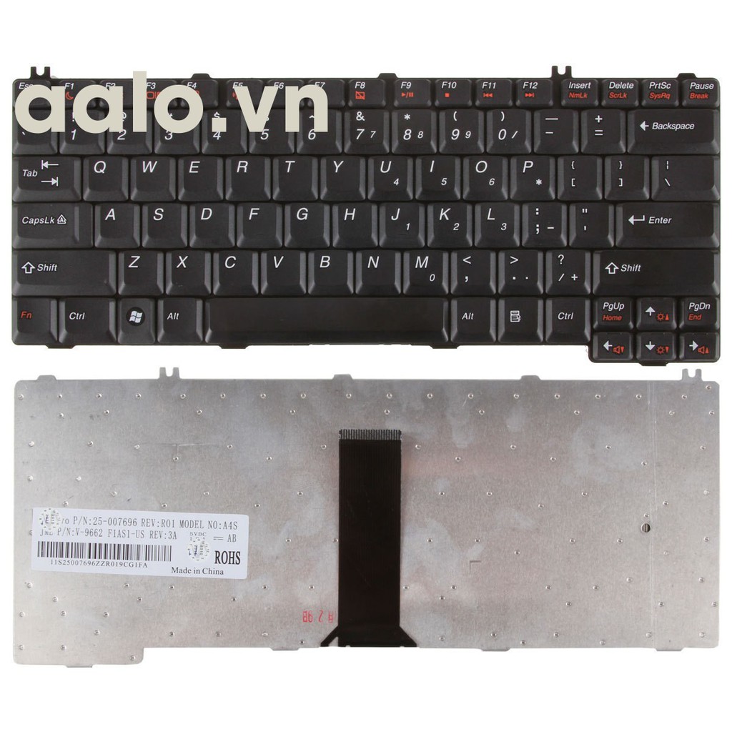 Bàn phím laptop Lenovo Y410, G400, 3000 N100 - Keyboard Lenovo