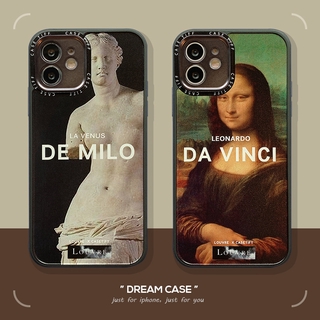 Ốp Điện Thoại Hình Mona Lisa Cho Iphone X Xs Max Xr 7p 8 Plus 11 Pro Max 12 Mini