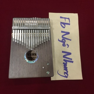 (Có video test) Đàn Kalimba Yael 17 phím gỗ Mahogany (Moon)