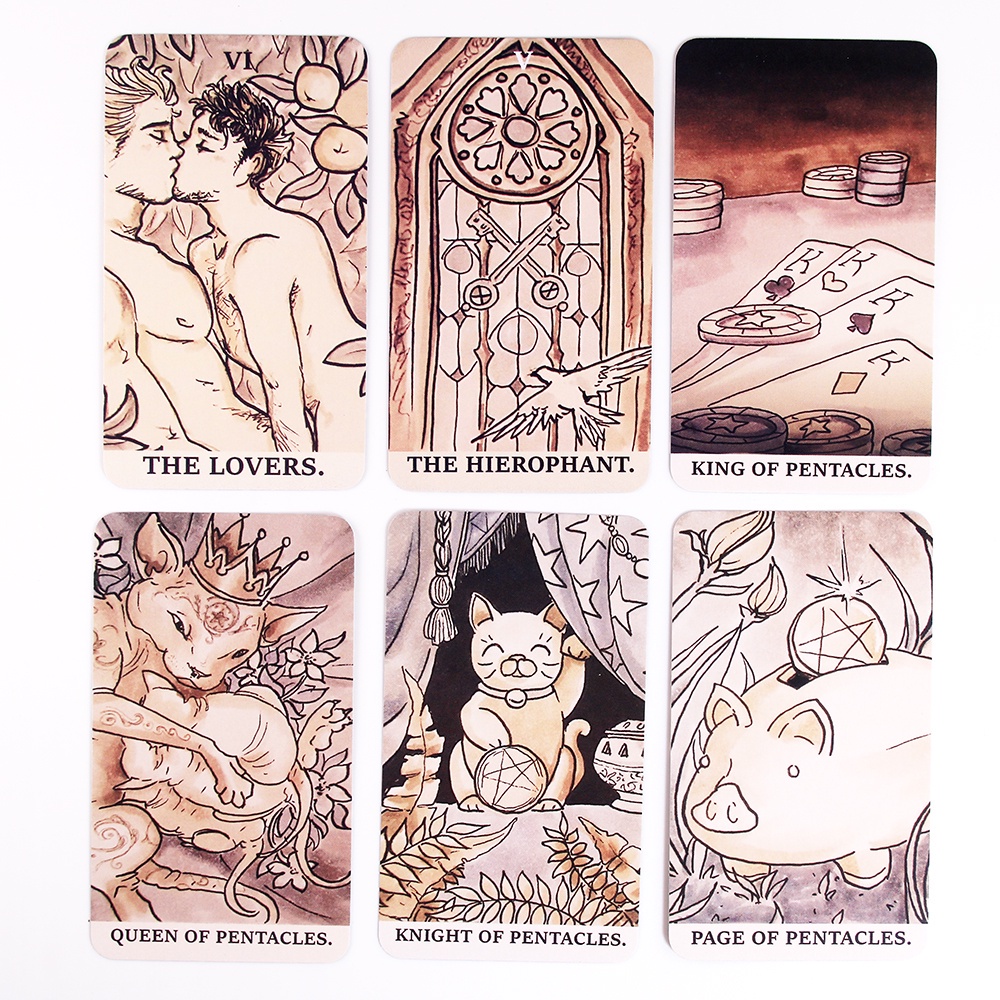 Bộ bài tarot The Ink Witch thiết kế độc đáo