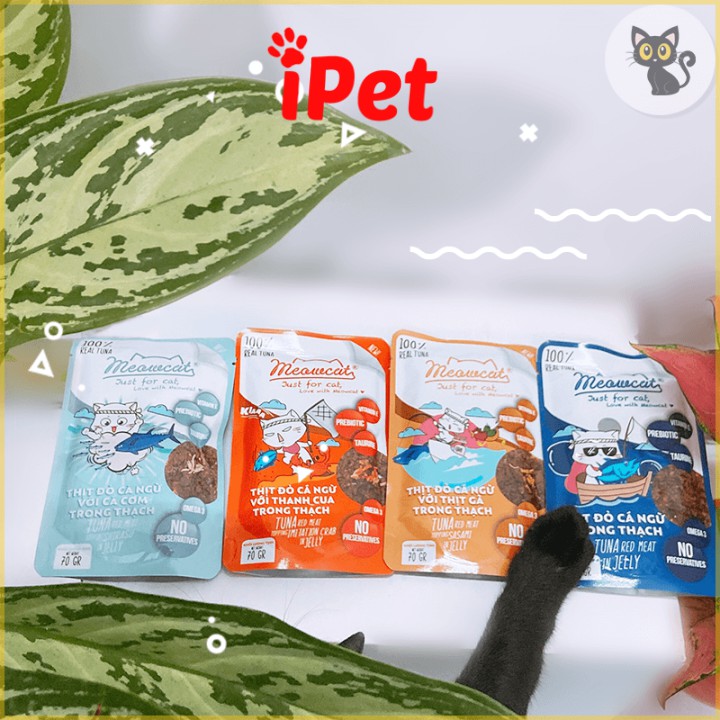 Thức Ăn Pate Meowcat Cho Mèo Lớn Nhỏ 70g - iPet Shop